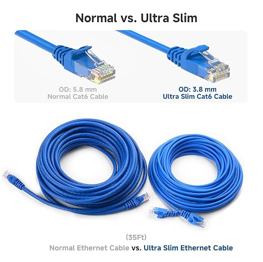Cable Matters 10Gbps Snagless Cat 6 Ethernet Cable - 25ft - Image 4