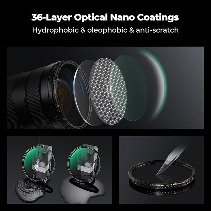 K&F CONCEPT 43mm Circular Polarizers Filter Super Slim - Image 6