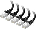 Cable Matters 10Gbps 5-Pack Snagless Shielded Cat 6A Ethernet Cable - 10ft by CableMatters
