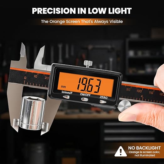 HARDELL Rechargeable Digital Caliper, 12 Inch Calipers - Image 3