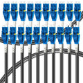 20-Pack - 10m Uniboot LC to LC Armored Fiber Patch Cable, Singlemode 9/125um by Bangun