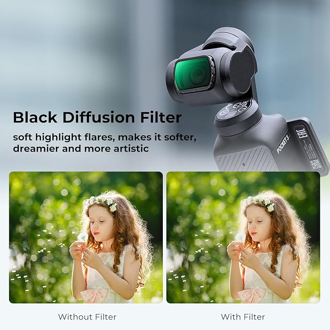 K&F CONCEPT Magnetic ND & Black Diffusion 1/4 Filter Set Compatible - Image 4