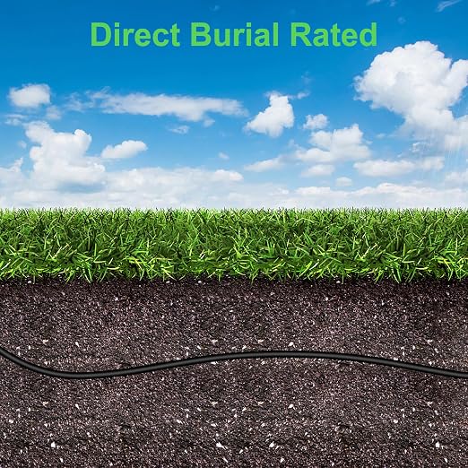 200FT Cat6 Outdoor Ethernet Cable, Heavy Duty Direct Burial, 24AWG CCA Patch - Image 6