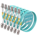 SpeedyCables- LC to LC Fiber Patch Cable 0.2m 6-Pack, OM3 Multimode Fiber Cable by SpeedyCables