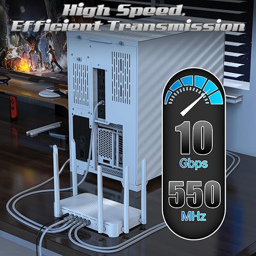 3 Feet Cat6 Patch Cables, Solid Pure Copper Patch Cord, Cat 6 Ethernet Cable - Image 4
