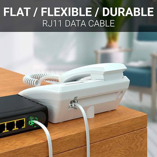 G-PLUG 15FT RJ11 Cable Phone Cord - Image 2