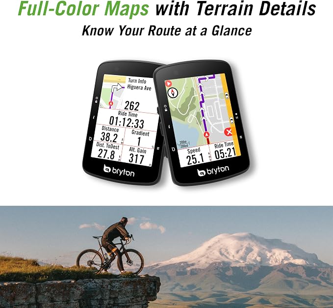 Bryton Rider 650 2.8 Inch Color LCD Touchscreen GPS Bike/Cycling Computer - Image 4