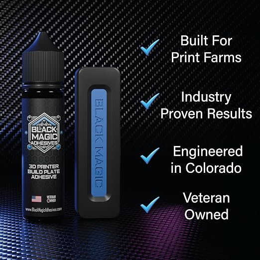 Black Magic 3D Printer Build Plate Adhesive Kit - Image 7