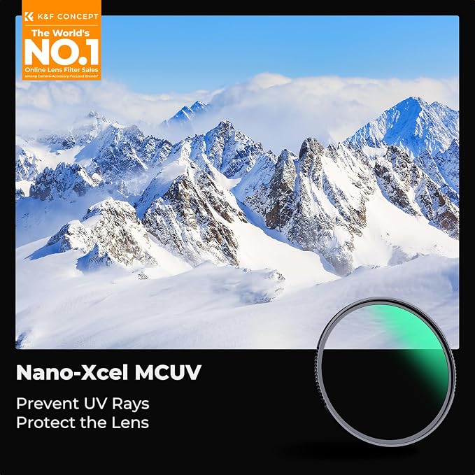 K&F CONCEPT 55mm MC UV Protection Filter - Image 2