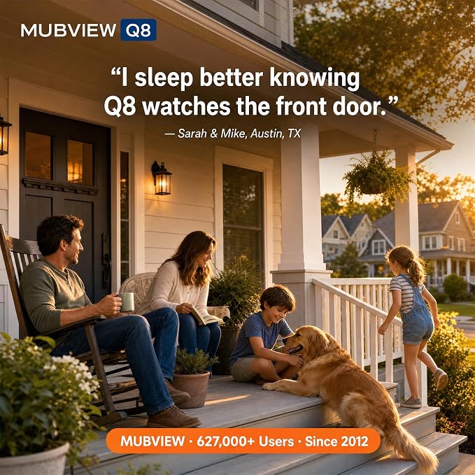 MUBVIEW 24/7 Continuous Recording Wireless Outdoor Security Camera, 2.4G WiFi - Image 7
