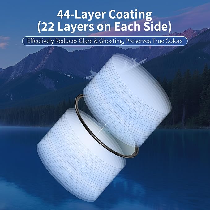 JJC 72mm Ultra-Low Reflectivity UV Filter Lens Protection MCUV - Image 5