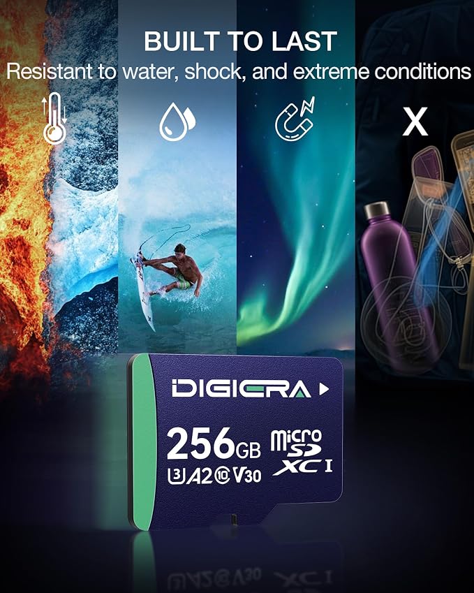DIGIERA 256GB CT100 microSDXC UHS-I Memory Card - Image 8