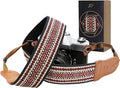 Padwa Lifestyle Speed Red Embroidered Camera Strap by PadwaLifestyleCameraStrap
