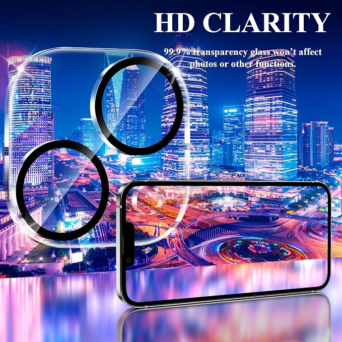 YWXTW [5 Pack Designed for iPhone 13 Camera Lens Protector, for iPhone 13 Mini - Image 5