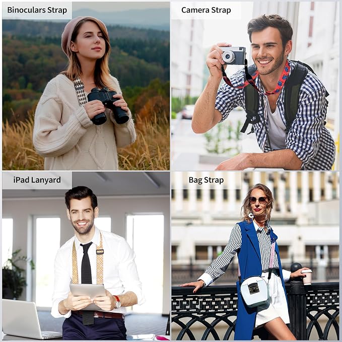 FIEIL Blue Butterfly Shoulder Strap, Adjustable Camera Strap - Image 2