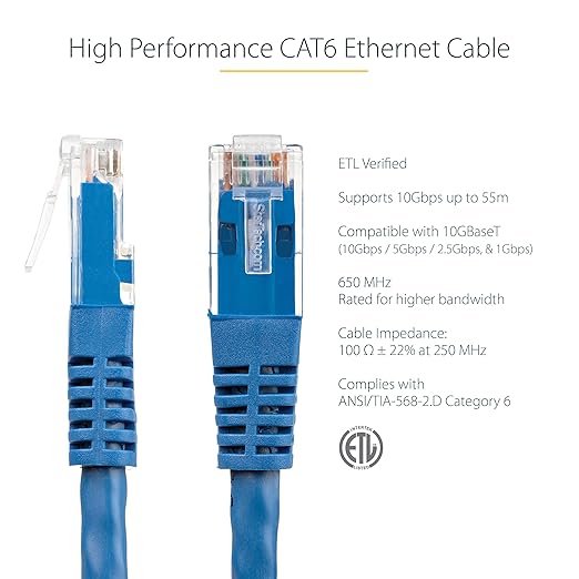 StarTech 4ft CAT6 Ethernet Cable - Image 2