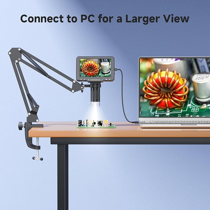 5" LCD Digital Soldering Microscope - Image 3