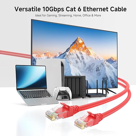 Cable Matters 10Gbps Snagless Cat 6 Ethernet Cable - 20ft - Image 2