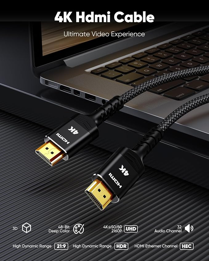 Highwings 4K HDMI Cable 3.3FT/1m - Image 4