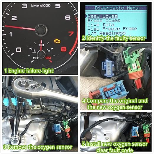 234-4445 O2 Oxygen Sensor Air Fuel Ratio Downstream Compatible - Image 6