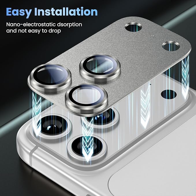 Uyiton Compatible with iPhone 17 Pro Camera Lens Protector - Image 8