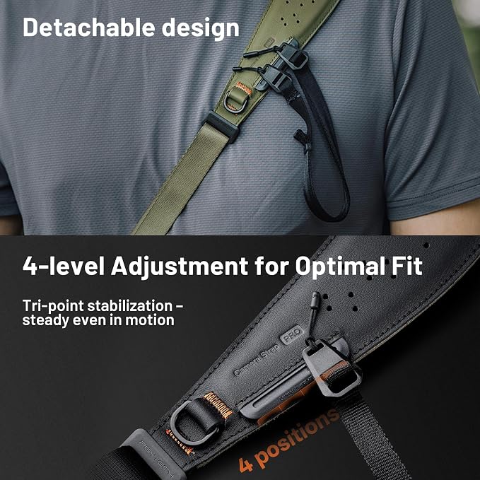 PGYTECH Camera Strap Pro, Quick Release Heavy Duty Camera Shoulder Strap - Image 6