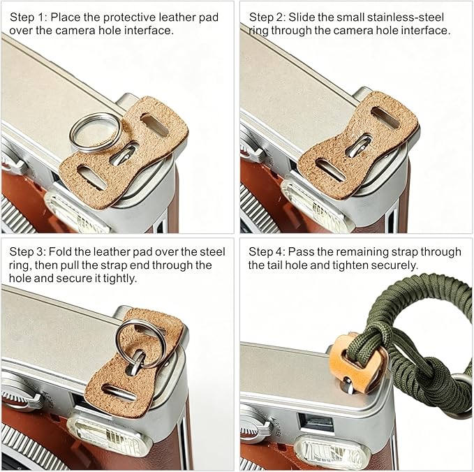 Noopel Camera Wrist Strap, Braided Nylon Hand Strap, Anti-Slip Secure Design - Image 5