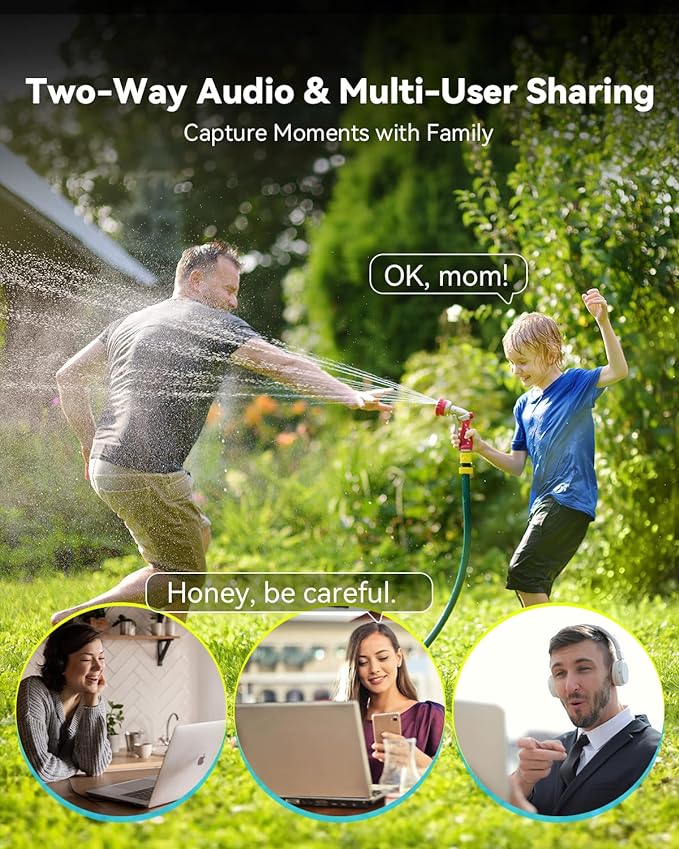 blurams 2K Outdoor Camera Wired, 5GHz/2.4GHz Wi-Fi Cameras - Image 3