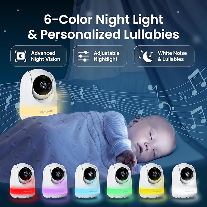 Babysense PRO Full HD 5.5" Split Screen Baby Monitor - Image 5
