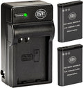 BM Premium 2 Pack of EN-EL23 Batteries and Battery Charger by BMPremium