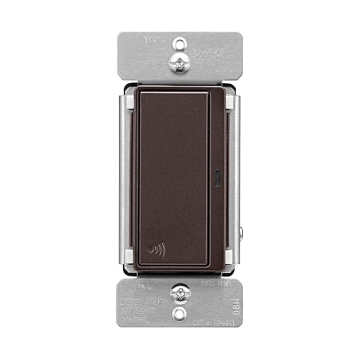 Eaton Z-Wave Plus RF9601DRB Wireless Switch, Single Pole, Oil-Rubbed Bronze by Eaton