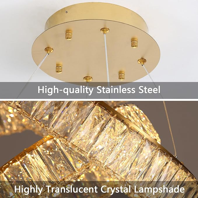 HAIXIANG 5-Rings Modern Chandelier - Image 5
