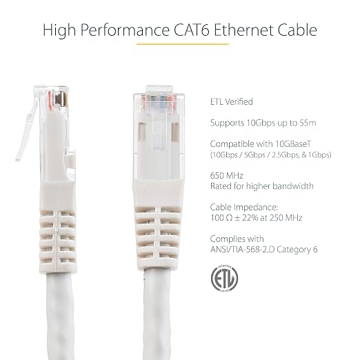StarTech.com 15ft CAT6 Ethernet Cable - Image 2