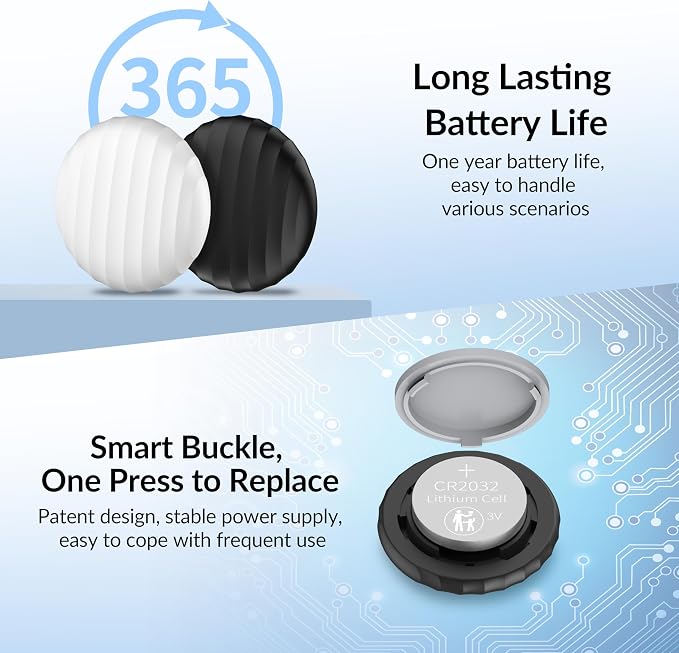 Tracker Tag - 2 Pack Bluetooth Trackers Works - IP67 Waterproof Item Finders | - Image 9