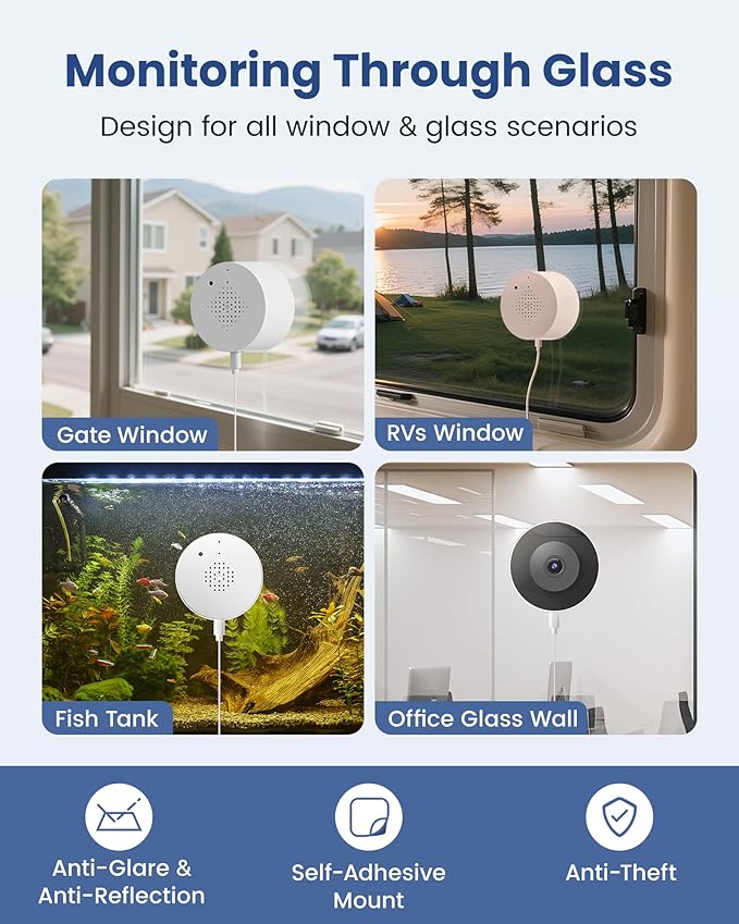 2K Window Camera, WiFi 6 Indoor Camera - Image 4