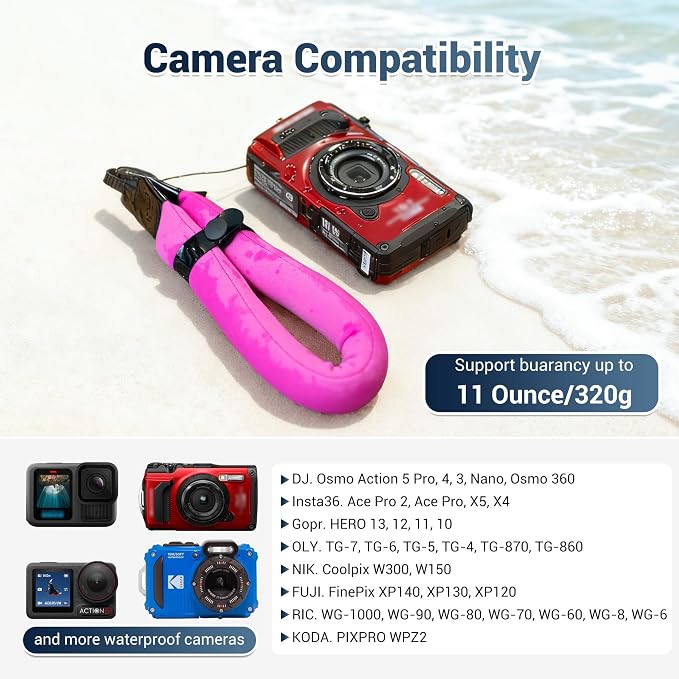 JJC Camera Floating Wrist Strap - Image 5