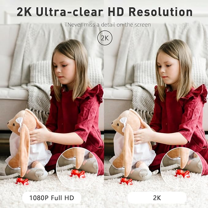 Indoor Security Cameras, 2k WiFi Home Camera - Image 2