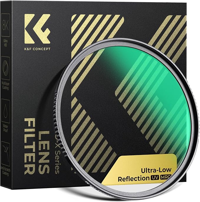 K&F CONCEPT 40.5mm Ultra-Low Reflectivity MCUV Lens Protection Filter 28 by KFCONCEPT