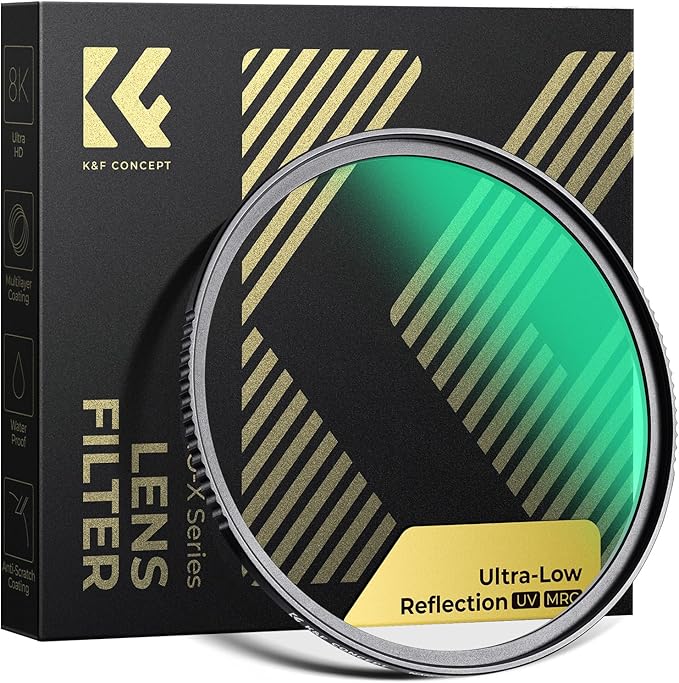 K&F CONCEPT 67mm Ultra-Low Reflectivity MCUV Lens Protection Filter 28 by KFCONCEPT