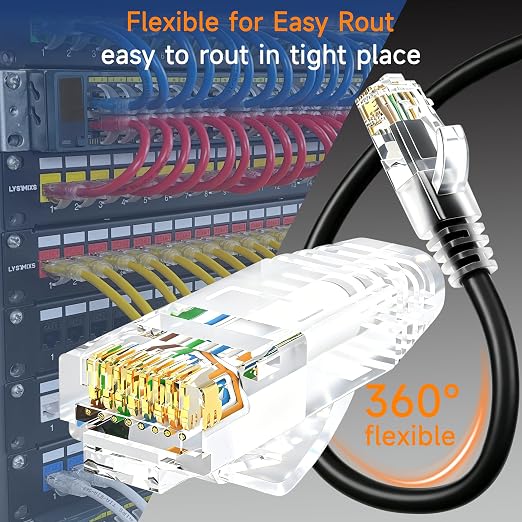 Cat6 Ethernet Patch Cable 14 ft, Cat6 Patch Cable - Image 3