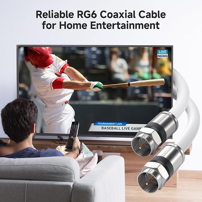 Cable Matters 3-Pack RG6 Coaxial Cable - Image 2