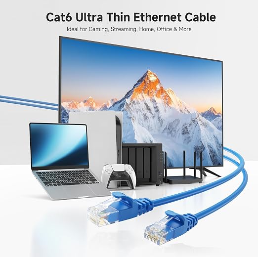 Cable Matters 10Gbps Snagless Cat 6 Ethernet Cable - 20ft - Image 2