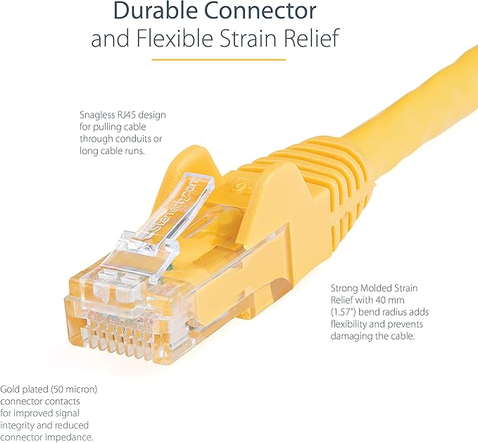 StarTech 15ft CAT6 Ethernet Cable - Image 3