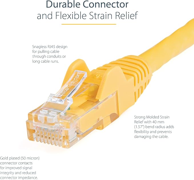 StarTech 75ft CAT6 Ethernet Cable - Image 3