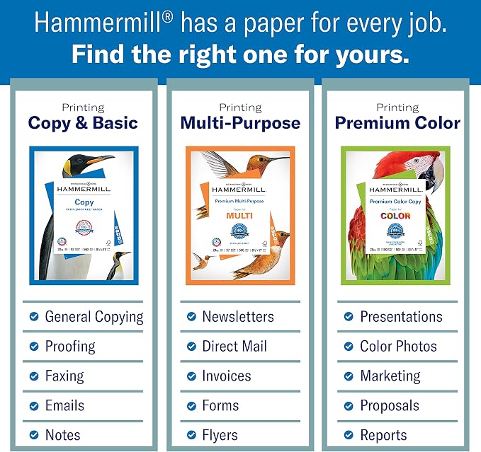 Hammermill Printer Paper, 20 lb Copy Paper, 11 x 17 - Image 3