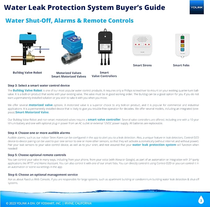 YoLink Water Leak Sensor 3, - Image 5