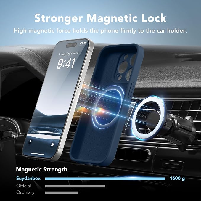 Magnetic for iPhone 15 Pro Case, Compatible - Image 3