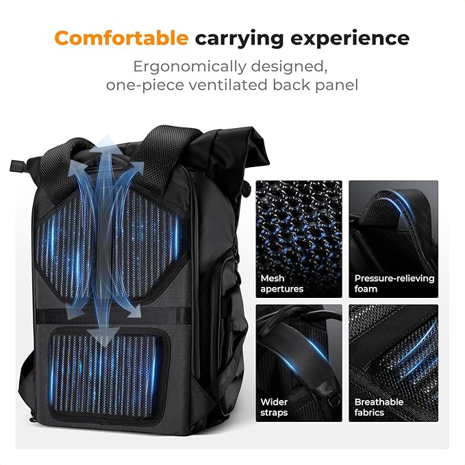 K&F CONCEPT Camera Backpack, Camera Bag - Image 3