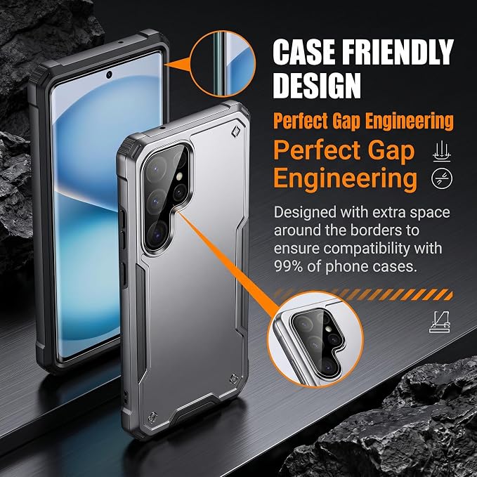 2 Pack Galaxy S23 Ultra Screen Protector, HD Clear Tempered Glass, 2 Pack - Image 4