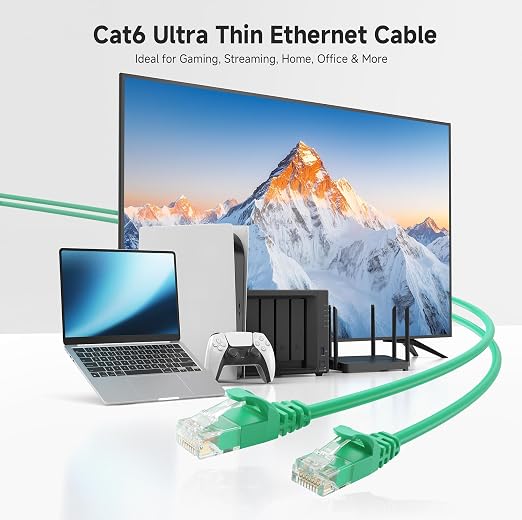 Cable Matters 10Gbps Snagless Cat 6 Ethernet Cable - 30ft - Image 2